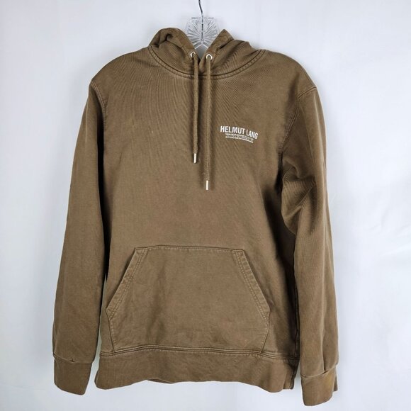 Helmut Lang Limited Edition Brown Pullover Hoodie Small Cotton - Picture 1 of 10